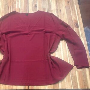 SCOMCHIC 2024 Plus Size Blouses for Women Dressy Casual V Neck Long Sleeve 4XL